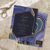 Abstrakt Agate Brautparty Mitternacht ID827