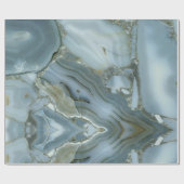 Abstrakt Agate Marble Swirl Geschenkpapier (Flach)