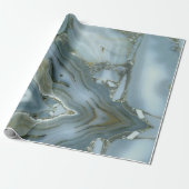 Abstrakt Agate Marble Swirl Geschenkpapier (Ungerollt)