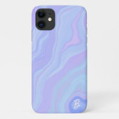 Abstrakt Agate Personalisiert Phone Case (Rückseite)