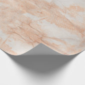 Abstrakt Agate Pink Marble Swirl Geschenkpapier (Ecke)