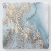 Abstrakt Agate Style Steinuntersetzer (Vorderseite)