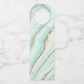 Abstrakt Agate Wedding Cheers Mnt ID827 Flaschenanhänger (Rückseite)