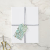 Abstrakt Agate Wedding Danke Mint ID827 Geschenkanhänger (Mit Garn)