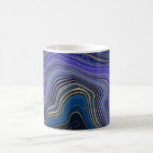 Abstrakt Agate Wedding Hubby Midnight ID827 Kaffeetasse (Mittel)