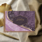 Abstrakt Agate Wedding Mauve ID827 Gästebuch