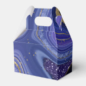 Abstrakt Agate Wedding Midnight V2 ID827 Geschenkschachtel (Rückseite)