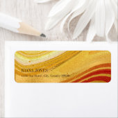 Abstrakt Agate Wedding V2 Hot Orange ID827 (Insitu)