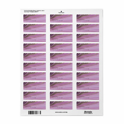 Abstrakt Agate Wedding V2 Mauve ID827 (Vorne)