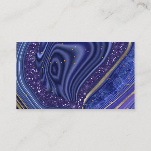 Abstrakt Agate Wishing Well V2 Midnight ID827 Begleitkarte (Rückseite)