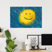 Abstrakt - Akryllisch - Happy Abstraction Poster (Heimbüro)