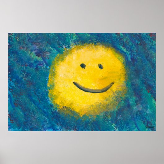 Abstrakt - Akryllisch - Happy Abstraction Poster (Vorne)
