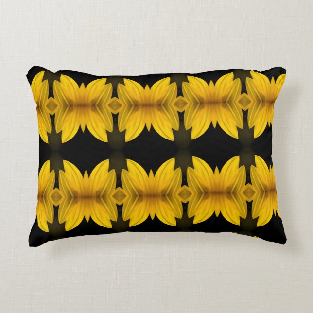 Abstrakt akzentuierter Kissen (Vorderseite)