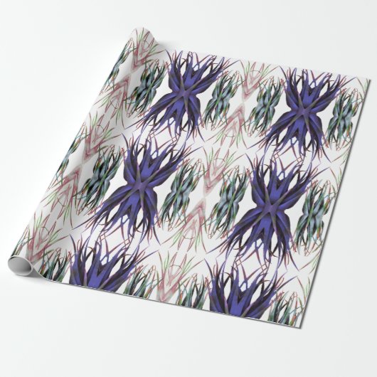 Abstrakt Aloe Vera Foto Wrapping Paper Geschenkpapier (Ungerollt)