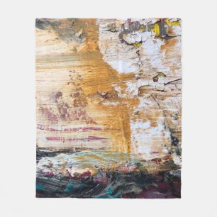 Abstrakt Altes Gemälde knackte Textur abstrakt, wi Fleecedecke