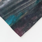 Abstrakt Altes Gemälde knackte Textur abstrakt, wi Fleecedecke (Ecke)