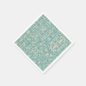 Abstrakt am Strand von Agiba Serviette (Ecke)