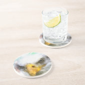 Abstrakt American Bald Eagle Sandstein Untersetzer (Seite)