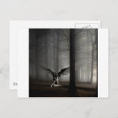 Abstrakt Angel Fallen Angel Postkarte (Vorne/Hinten)