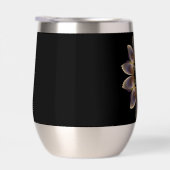 Abstrakt Angel Wings Mandala Fraktal Monogram (Rechts)