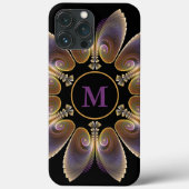 Abstrakt Angel Wings Mandala Fraktal Monogram Case-Mate iPhone Hülle (Rückseite)