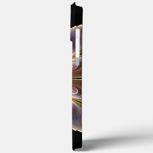 Abstrakt Angel Wings Mandala Fraktal Monogram Case-Mate iPhone Hülle (Rückseite / Links)