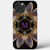 Abstrakt Angel Wings Mandala Fraktal Monogram Case-Mate iPhone Hülle (Rückseite)
