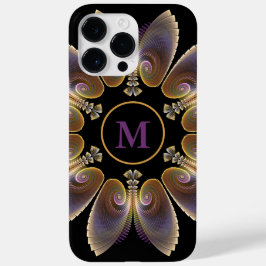 Abstrakt Angel Wings Mandala Fraktal Monogram Case-Mate iPhone 14 Pro Max Hülle