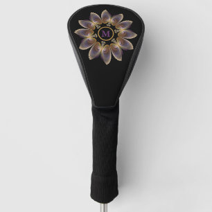 Abstrakt Angel Wings Mandala Fraktal Monogram Golf Headcover