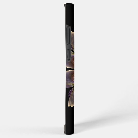 Abstrakt Angel Wings Mandala Fraktal Monogram Samsung Galaxy Hülle (Rechte Seite)