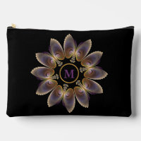 Abstrakt Angel Wings Mandala Fraktal Monogram