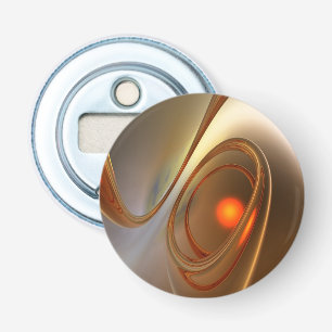 Abstrakt angesagtes und elegantes 3D-Design Flaschenöffner