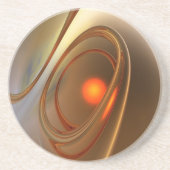 Abstrakt angesagtes und elegantes 3D-Design Getränkeuntersetzer (Vorne)