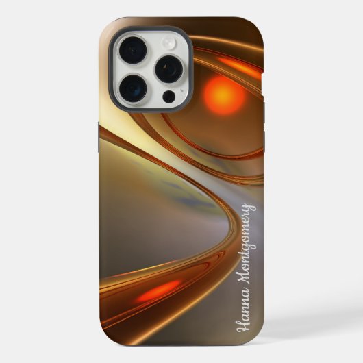 Abstrakt angesagtes und elegantes 3D-Design iPhone Hülle (Rückseite)