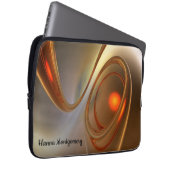 Abstrakt angesagtes und elegantes 3D-Design Laptopschutzhülle (Vorne Rechts)