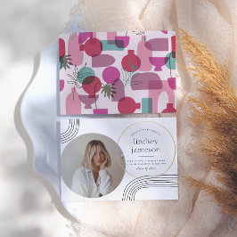 Abstrakt | Ankündigung des Abschlusses "Rosa Foto"