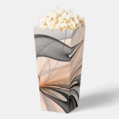 Abstrakt Anthracite Grau Siena Modernes Fraktal Ku Geschenkschachtel (Geplatzt)