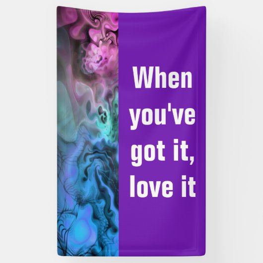 Abstrakt Apophysis Fraktal II + Ihre Ideen Banner (Vertikal)