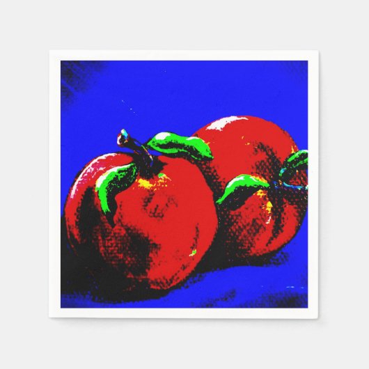 Abstrakt Apple Napkins Serviette (Vorderseite)