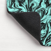 Abstrakt Aqua Mousepad (Ecke)