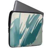 Abstrakt Aquamarin Laptopschutzhülle (Vorne Rechts)