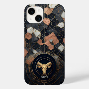 Abstrakt Aries Zodiac Illustration Moderne Case-Mate iPhone 14 Hülle