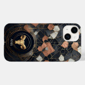 Abstrakt Aries Zodiac Illustration Moderne Case-Mate iPhone Hülle (Rückseite (Horizontal))