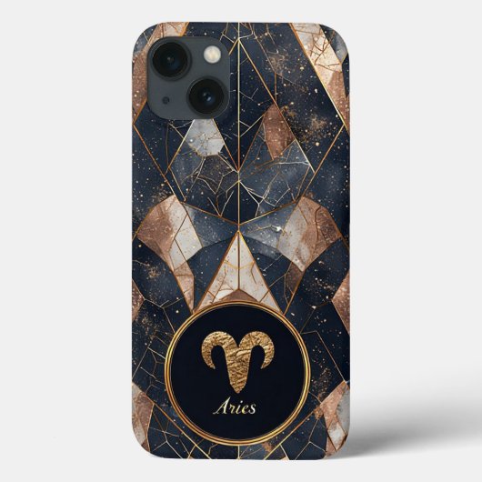Abstrakt Aries Zodiac Illustration Moderne Case-Mate iPhone Hülle (Rückseite)
