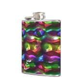 Abstrakt Art. 106 Wrapped Flask Flachmann (Links)