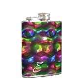 Abstrakt Art. 106 Wrapped Flask Flachmann (Rechts)