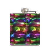 Abstrakt Art. 106 Wrapped Flask Flachmann (Rückseite)