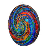 Abstrakt Art #10 Dartscheibe (Vorderseite rechts)