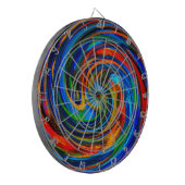 Abstrakt Art #10 Dartscheibe (Vorderseite Links)