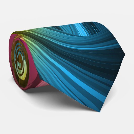 Abstrakt Art. 10 Krawatte (Gerollt)